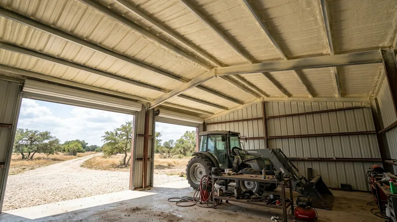 Metal Building & Barndominium Spray Foam Austin